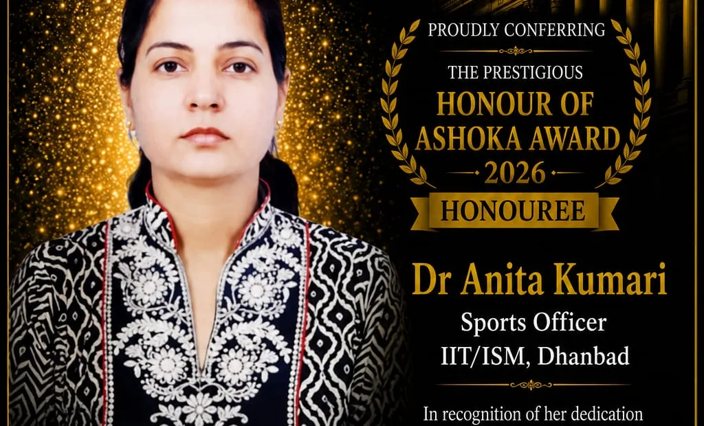 IIT (ISM) sports officer becomes first woman from Jharkhand to receive Ashoka Award