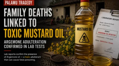 Palamu Family Deaths Linked to Toxic Mustard Oil: Argemone Adulteration Confirmed in Lab Tests
