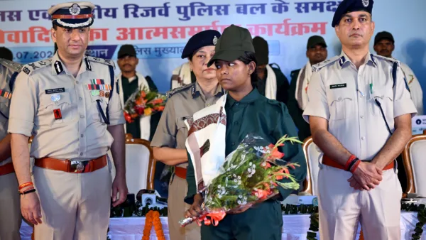 16 hardcore Maoists surrender in Jharkhand; 11 weapons, 1,562 rounds seized
