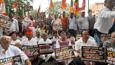 Jharkhand job scam: BJP demands CBI probe, lays siege to CM Hemant Soren’s residence