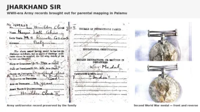 Jharkhand SIR: Palamu family produces WWII records to establish parental mapping