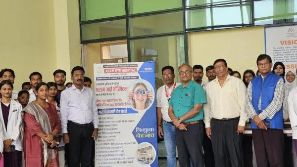 Usha Martin University holds free eye check-up camp in collaboration with ARAM Eye Hospital