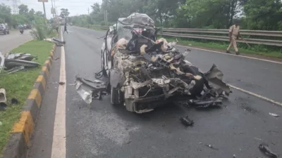Jharkhand minister’s daughter among four killed in Jamshedpur Marine drive crash
