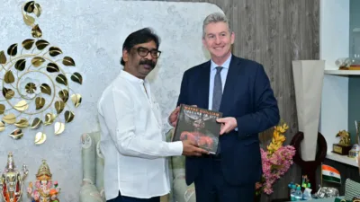 Australian Consul General Bernard Lynch meets CM, discusses Jharkhand-Australia cooperation