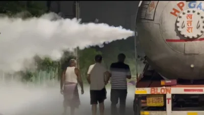LPG tanker leak triggers panic in Jamshedpur’s Sonari area