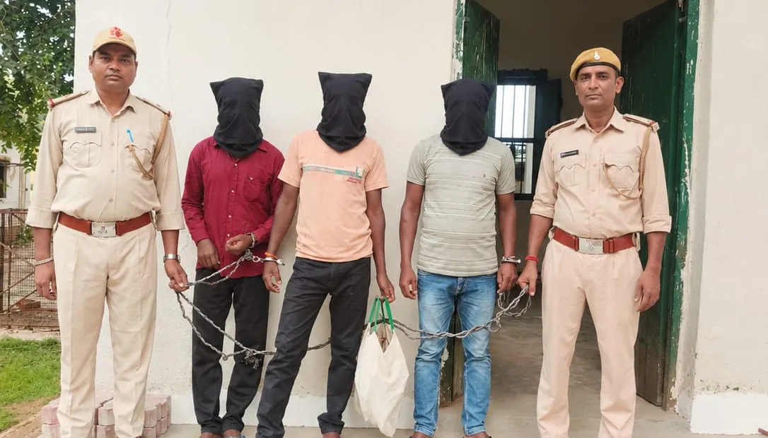 PTR patrol team arrests 3 poachers, deer remains recovered
