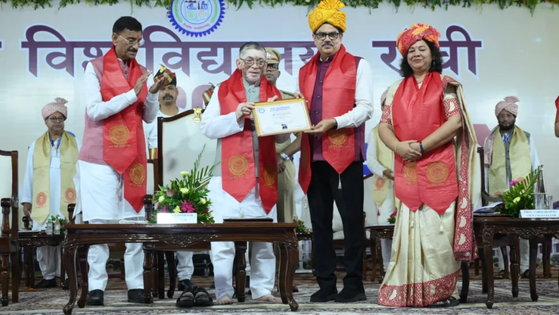 Ranchi University Convocation: Governor asks graduates to create opportunities, not just seek jobs