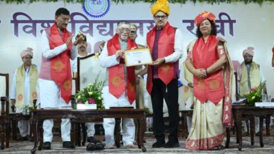 Ranchi University Convocation: Governor asks graduates to create opportunities, not just seek jobs