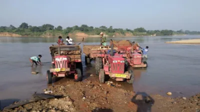 Illegal sand mining despite NGT ban comes under spotlight amid Jairam Mahto-police row