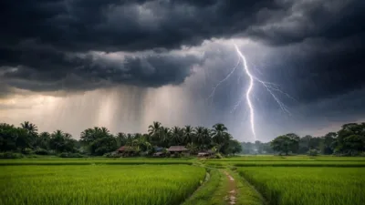 झारखंड में अगले तीन दिन गरज-चमक के साथ बारिश, तेज हवाओं का अनुमान