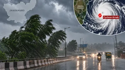 Cyclone Arnab impacts Jharkhand; rain and gusty winds sweep Kolhan