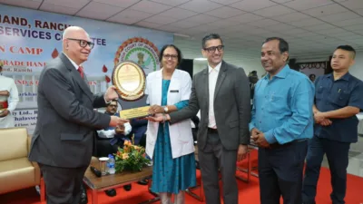 Jharkhand HC blood donation camp collects 205 units, marks decade-long initiative