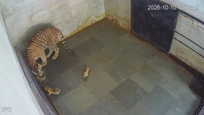 Three tiger cubs born at Tata Steel Zoological Park; public invited to suggest names