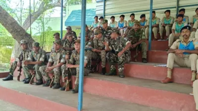Jamshedpur police conduct riot-control drill ahead of Durga Puja