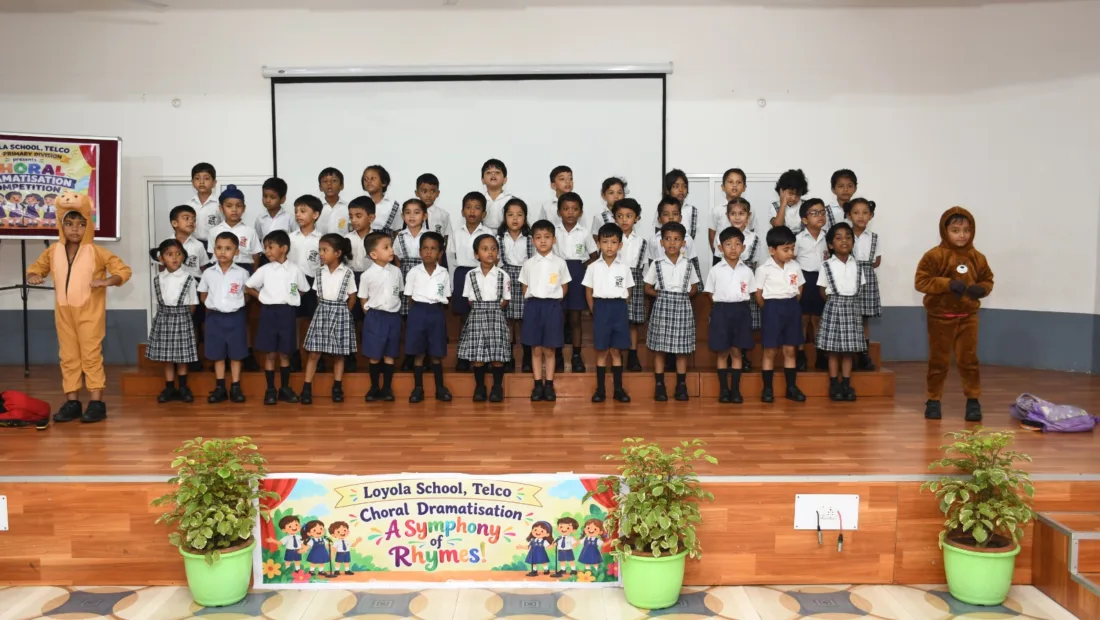 Loyola School Telco students showcase confidence in choral dramatisation competition