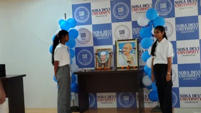 Sona Devi University honours Gandhi, Shastri on birth anniversaries