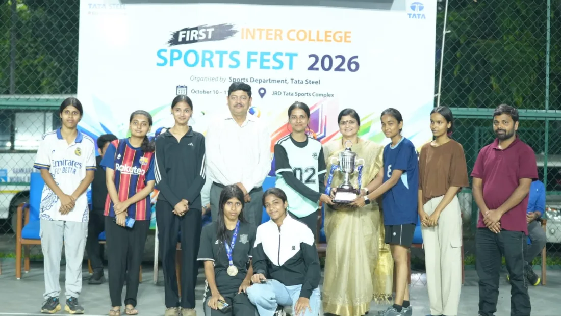First inter-college sports fest concludes at JRD Sports Complex with 400-plus participants