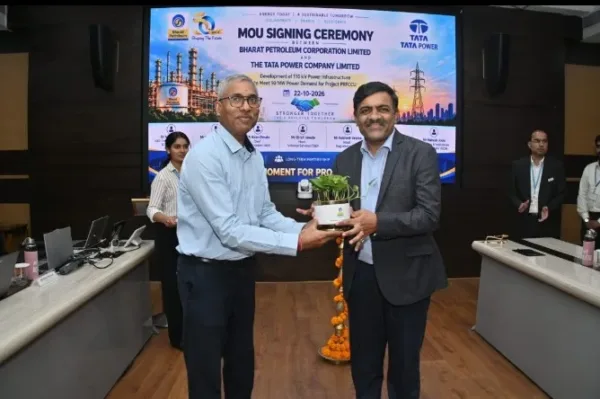 Tata Power signs MoU with BPCL to develop 110 kV power infrastructure for Mumbai Refinery